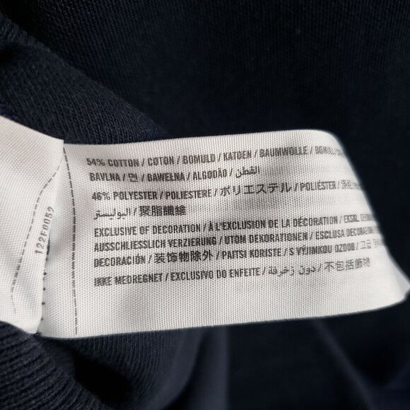 Abercrombie & Fitch Logo Tape Sleeve Tricot Track Jacket Blue Size Men's Small - Picture 9 of 10